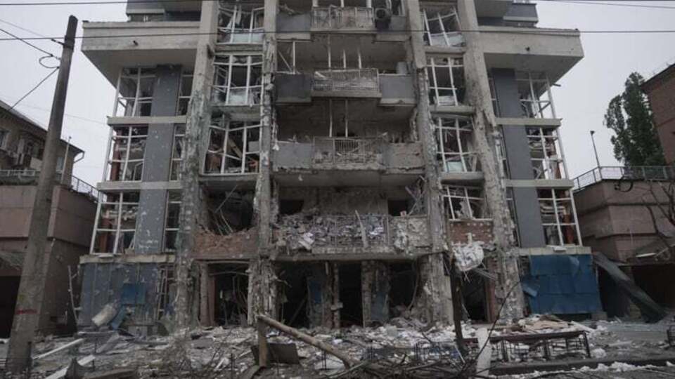 Київська студія після нічного обстрілу Росією в ніч на 25 травня 2025 року