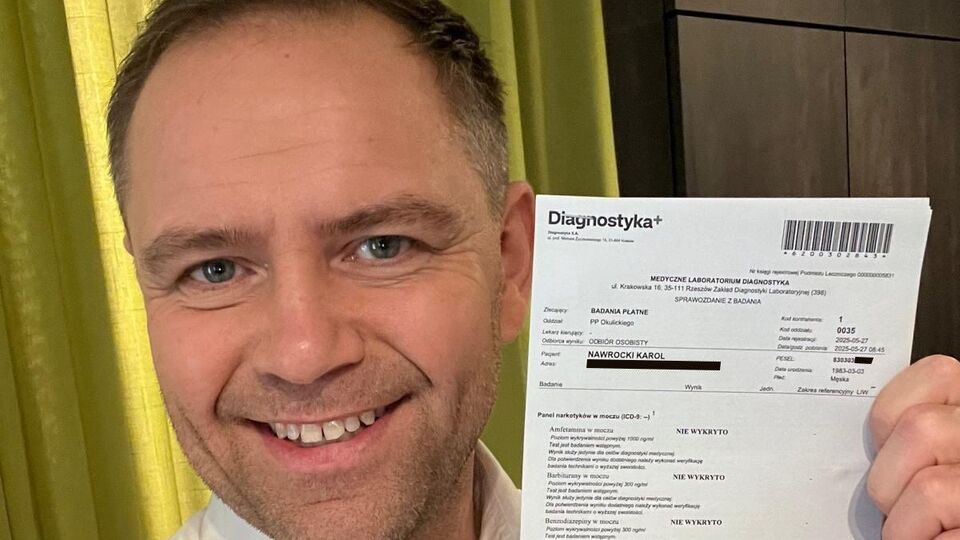 Навроцкий, которого заподозрили в употреблении наркотиков, сдал тест на содержание запрещенных веществ в организме