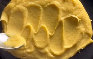 Готовый горох нужно перебить блендером