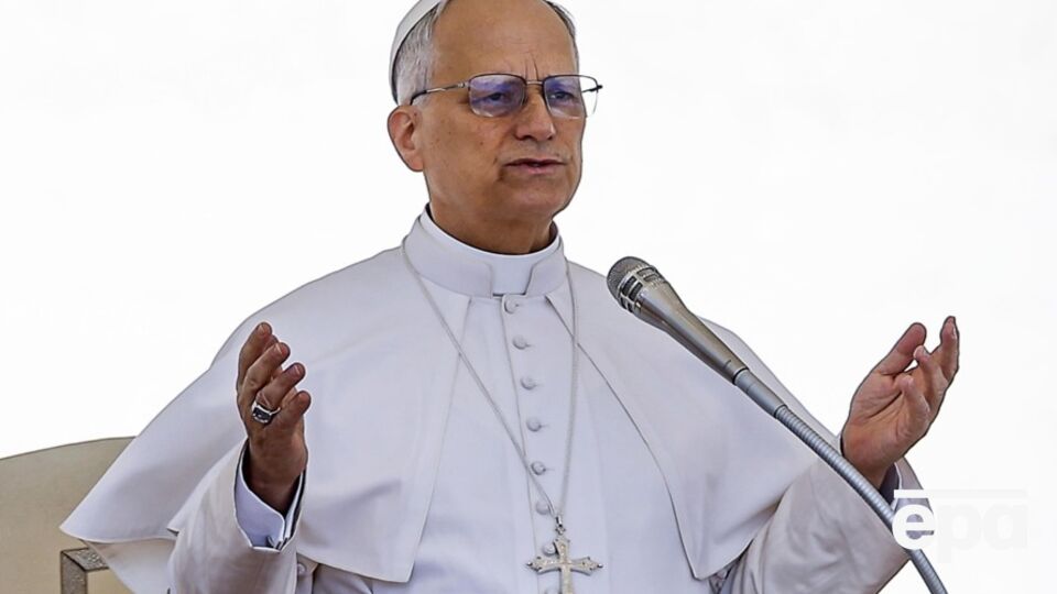 Папа Лев закликав до припинення війни РФ проти України й переговорів