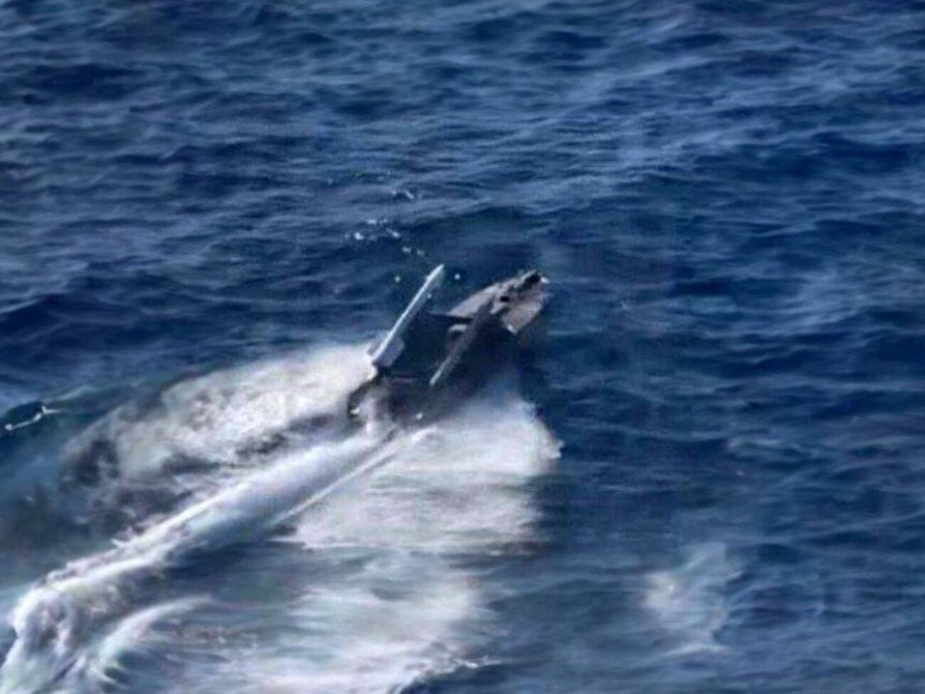 Ракеты по российскому истребителю запустили с дрона MAGURA-7