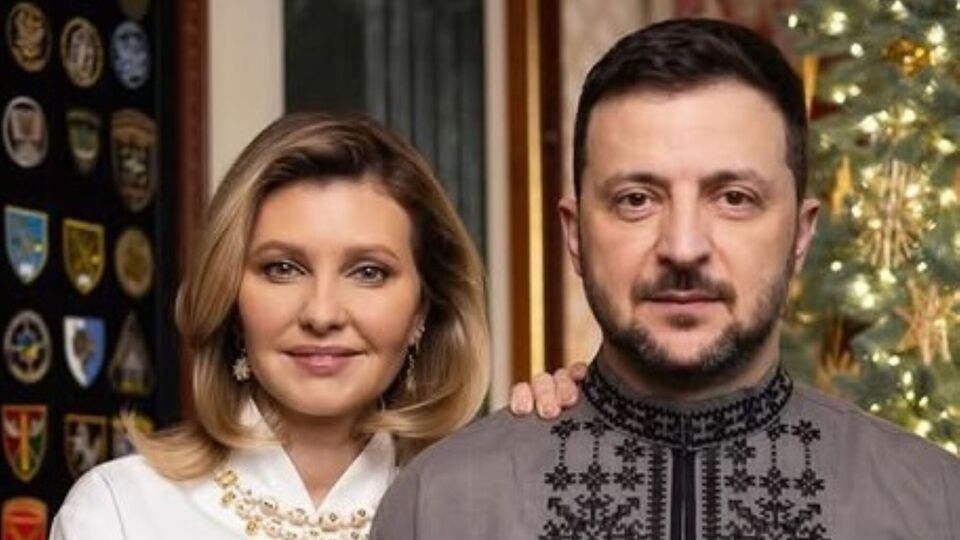 Чехию супруги Зеленские посетили в костюмах темных оттенков