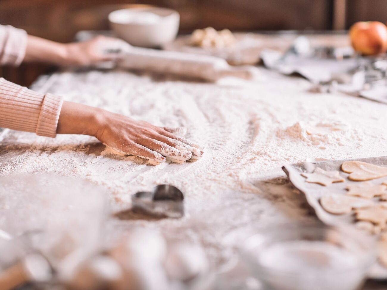 Разрыхлитель теста состоит из трех ингредиентов