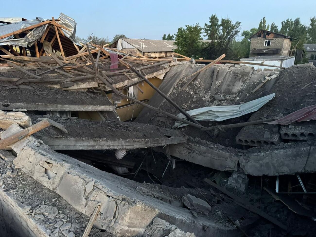 Оккупанты атаковали три населенных пункта Константиновской общины