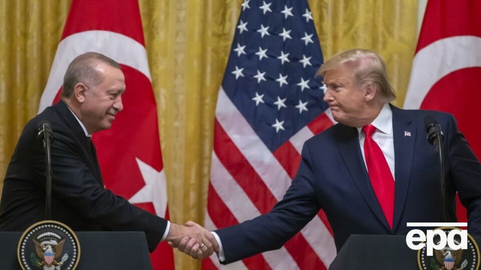 Трамп поговорив з Ердоганом телефоном, зокрема про війну Росії проти України