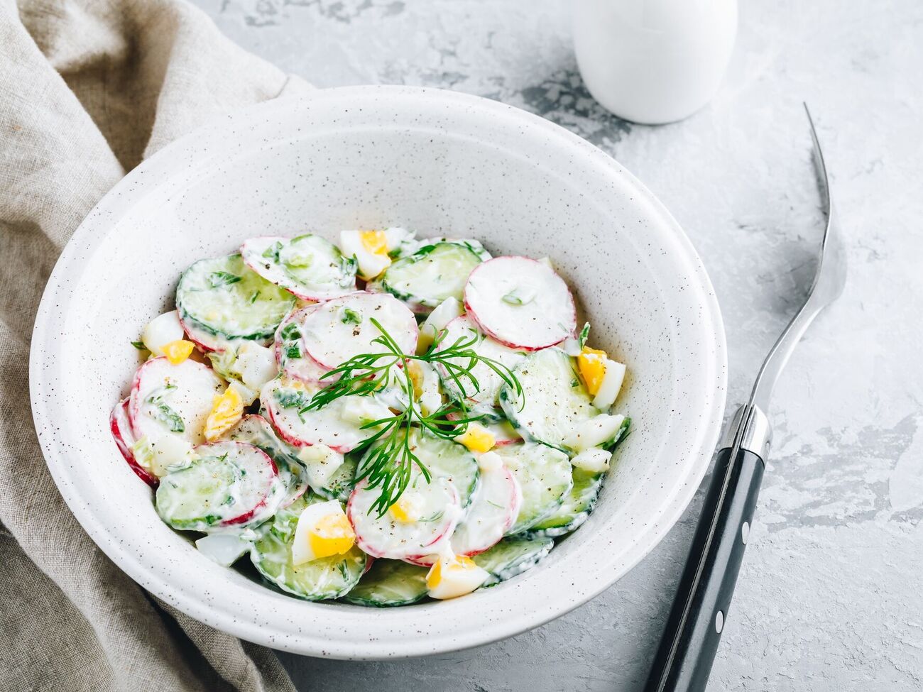 Салат готовится быстро и легко