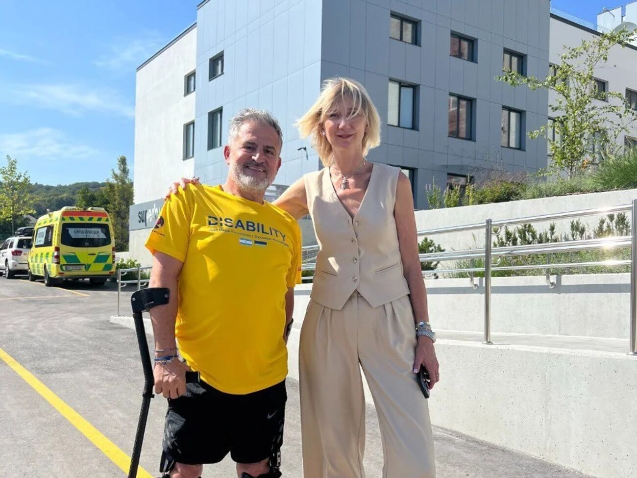 Замість Харкова центр для бійців відривають у Дніпрі, заявила Руднєва (праворуч)