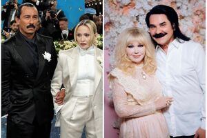 Зіброва і його дружину Марину ведуча порівняла з Мадонною та модельєром її образу Акерманом