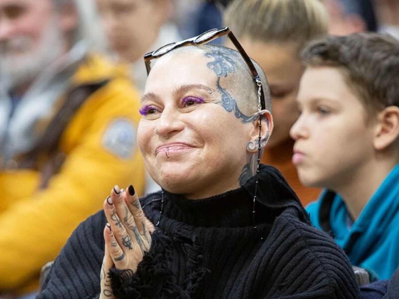 Во время интервью Наргиз была одета в вышиванку