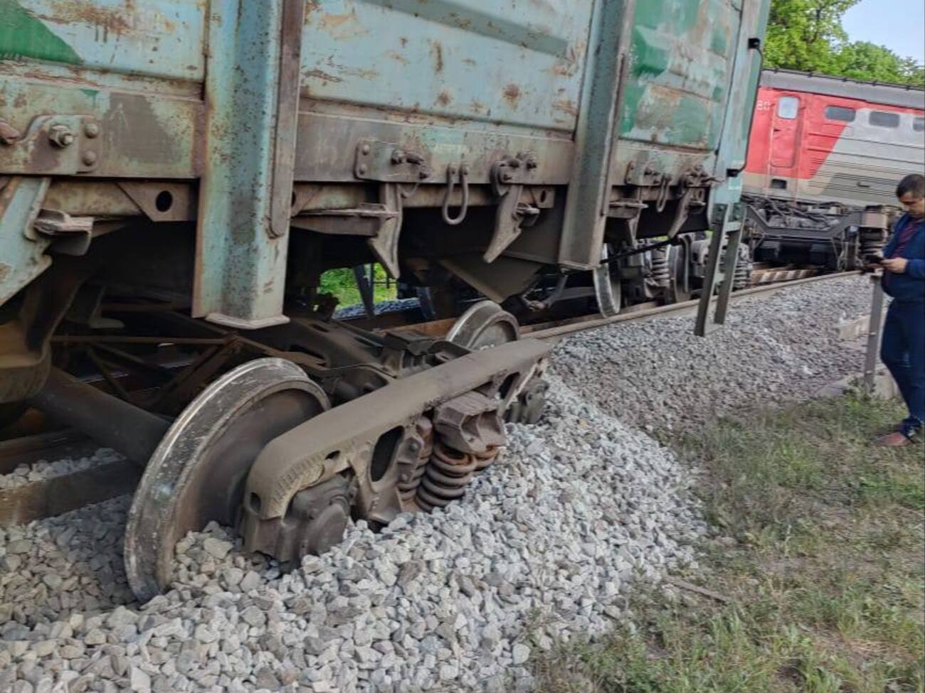 Пошкодження колії виявили залізничники, розповів Богомаз