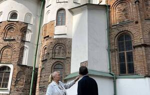 Храм XI века попал под обстрел