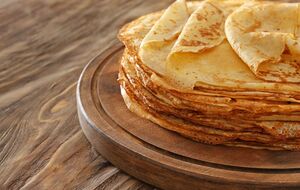 Этот рецепт блинчиков – без молока, но с майонезом