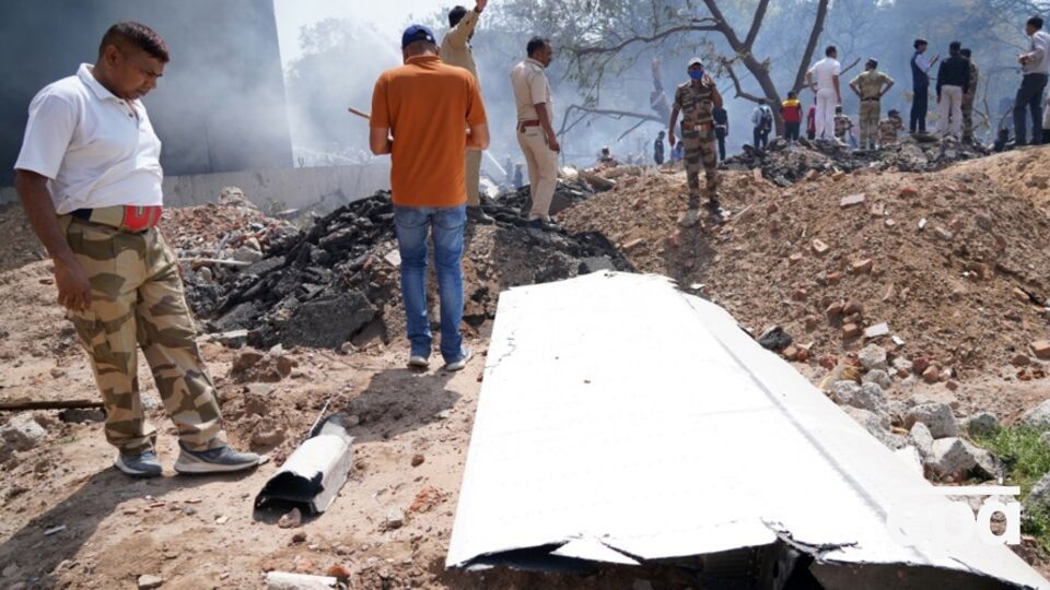 Самолет разбился после вылета