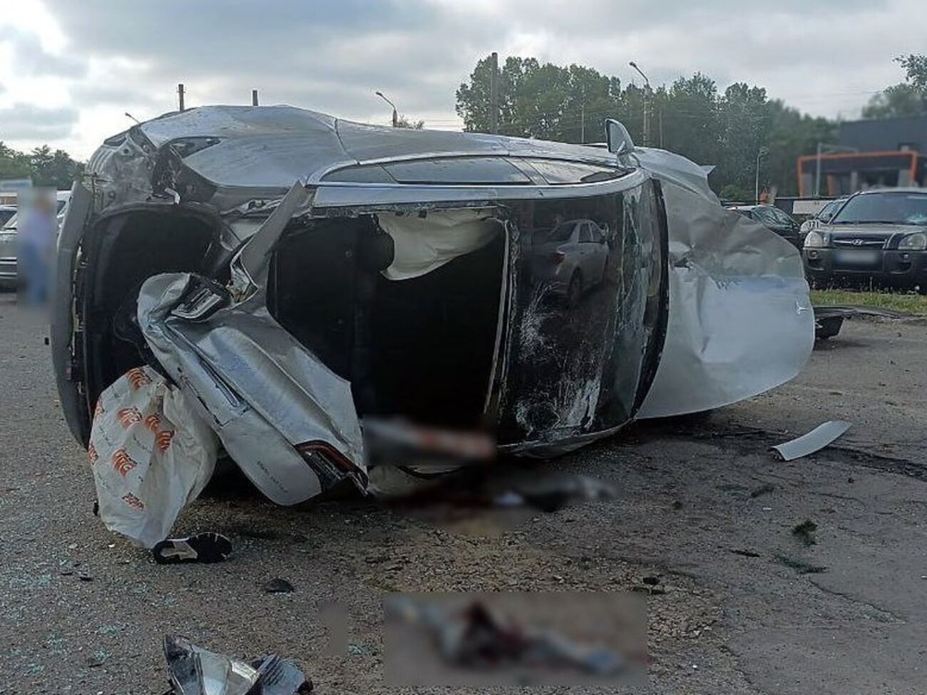 Все раненые ехали в Tesla