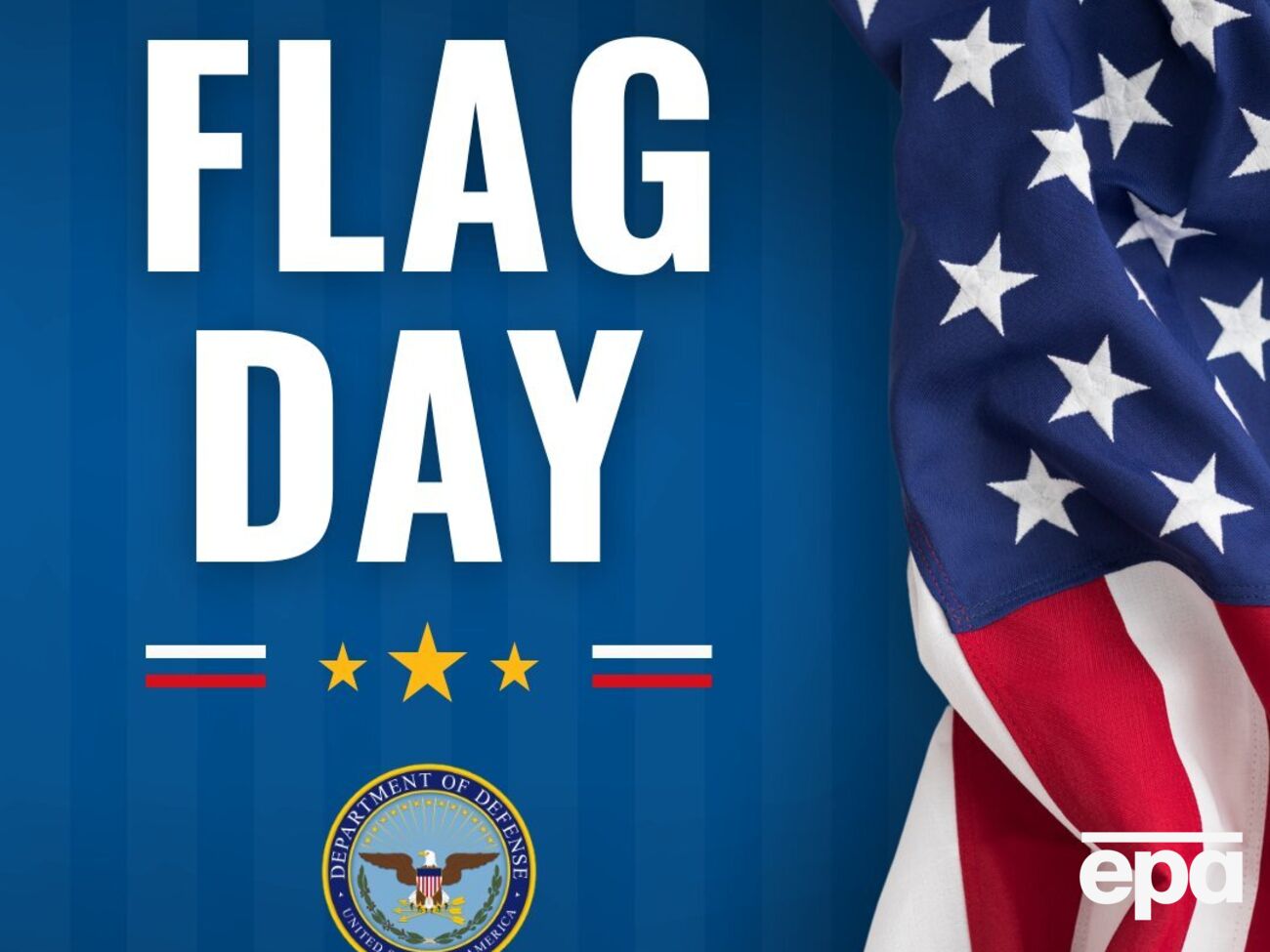 Пентагон опублікував привітання із Днем прапора США