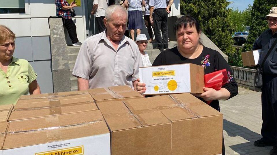 В Центре поддержки ВПЛ Кураховской общины в Днепре предоставляют продуктовую помощь переселенцам