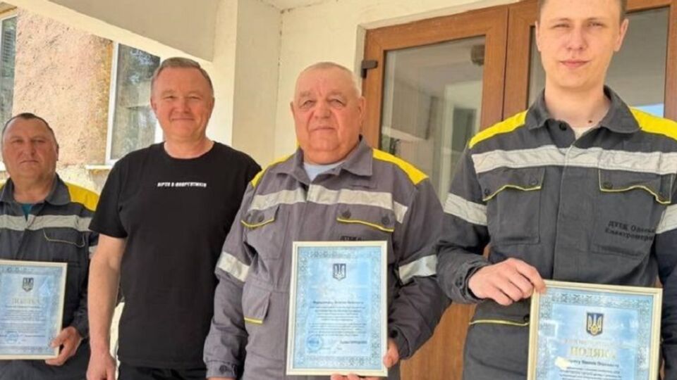 15 енергетиків дістали подяки від Міністерства енергетики України, повідомляють "ДТЕК Одеські електромережі"