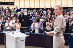 Навальная обсуждала демократию, защиту прав человека и свободы слова