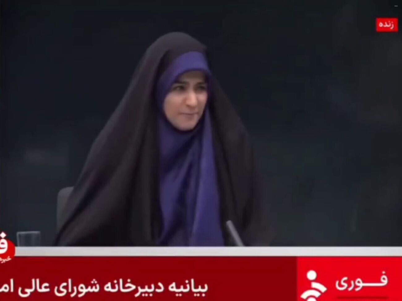 Ведущая перед ударом, произошедшим во время прямого эфира, говорила о "звуке агрессора"