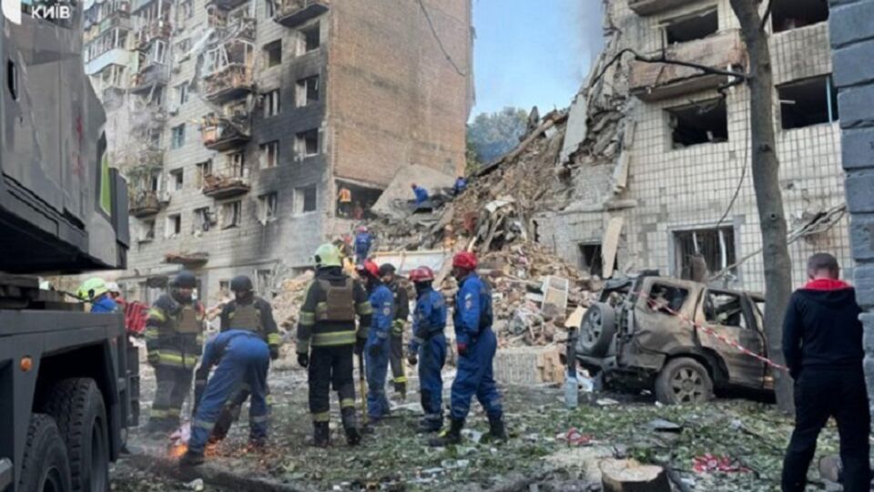 В Соломенском районе Киева разрушен подъезд дома