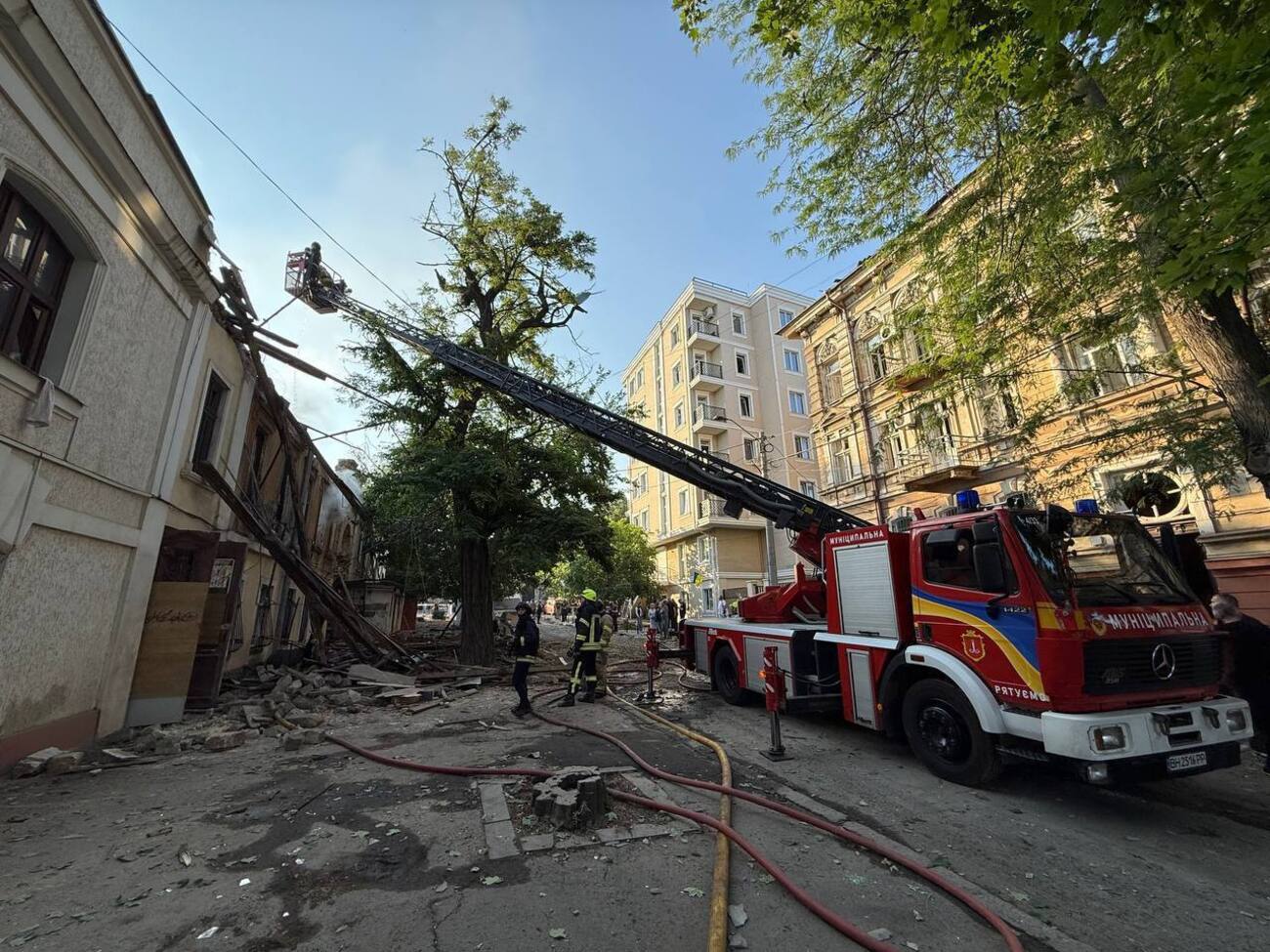 Ворог завдав удару по історичному центру Одеси