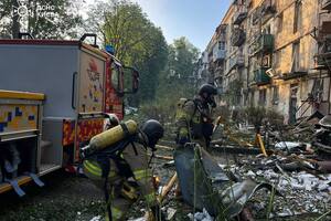 Зеленский показал последствия атаки на Киев