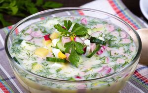 Окрошку подають охолодженою