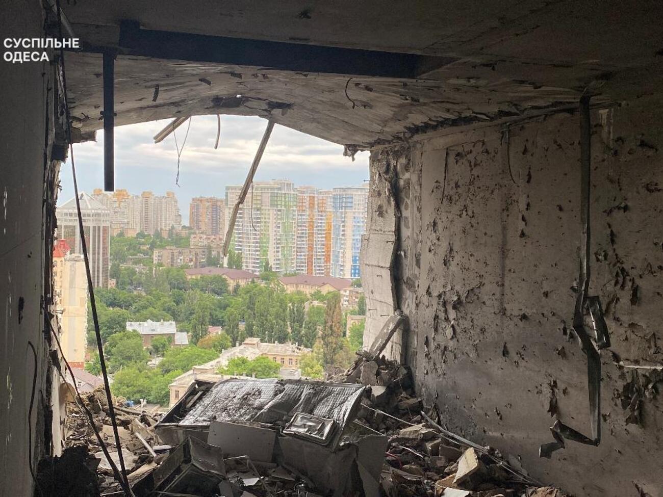 РФ нанесла удар, в частности, по жилым домам