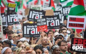 Марш відбувся на тлі розмірковування США щодо ймовірного приєднання до Ізраїлю для ударів по Ірану