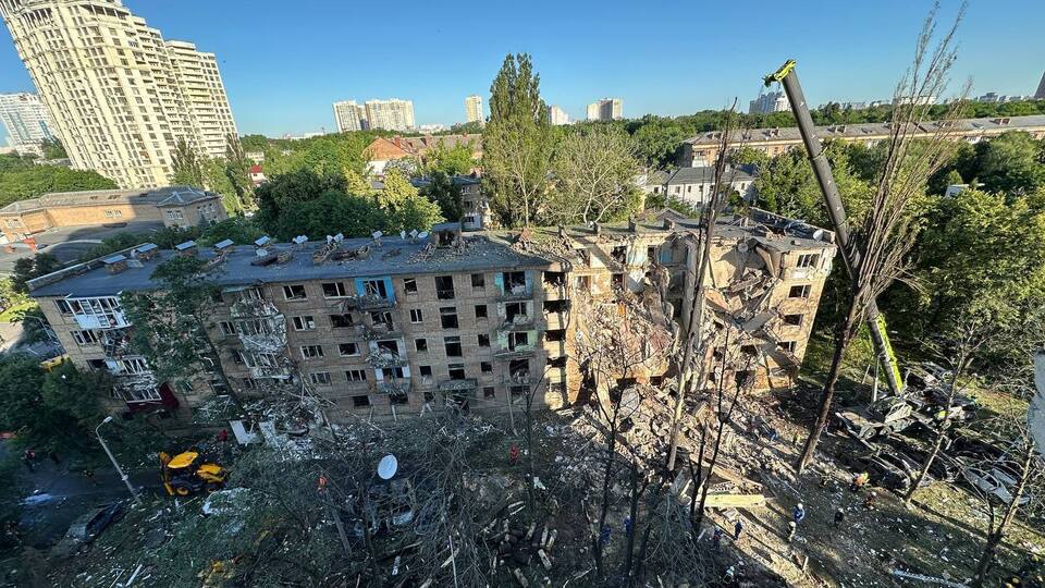 У будинку пошкоджено конструкції у двох під'їздах