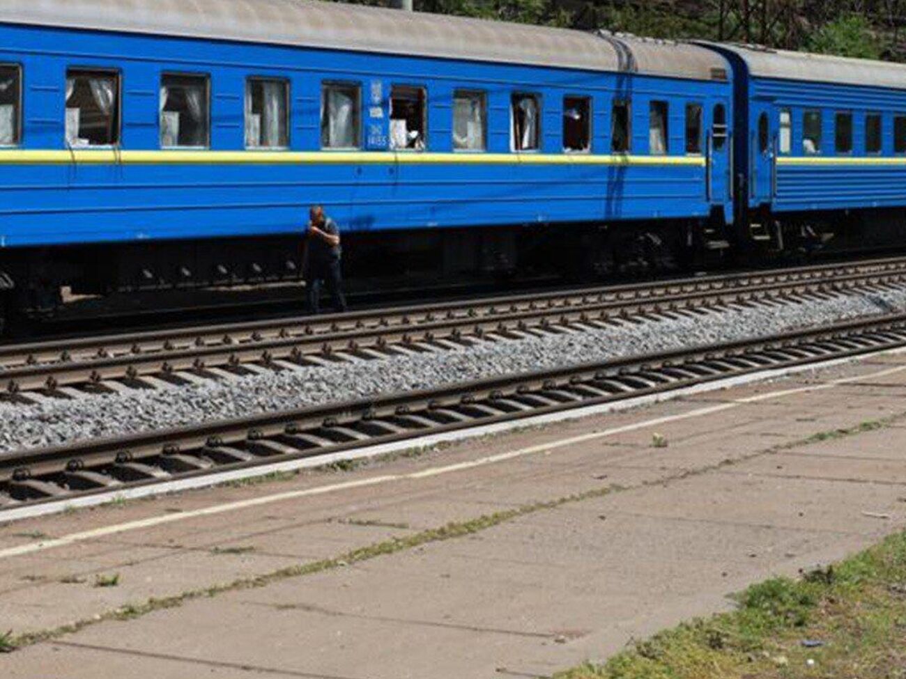 Поезд "Одесса – Запорожье" 24 июня был поврежден взрывной волной во время российской атаки на Днепр
