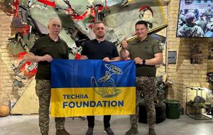 Меценат, співзасновник "Фундації Течія" Олег Крот надає підтримку модернізації Національного університету оборони України