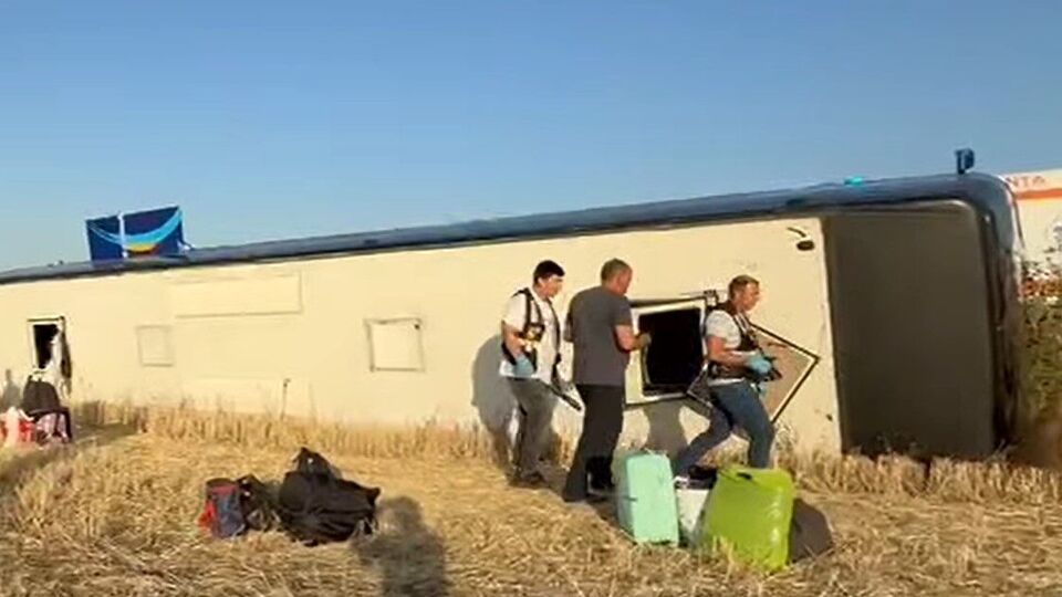 По данным спасателей, в результате аварии никто не погиб