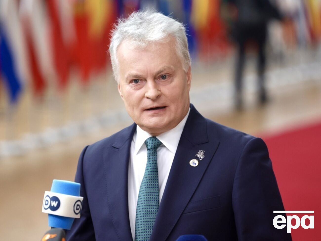 Науседа заявив, що зараз немає підстав сподіватися на швидке завершення війни в Україні