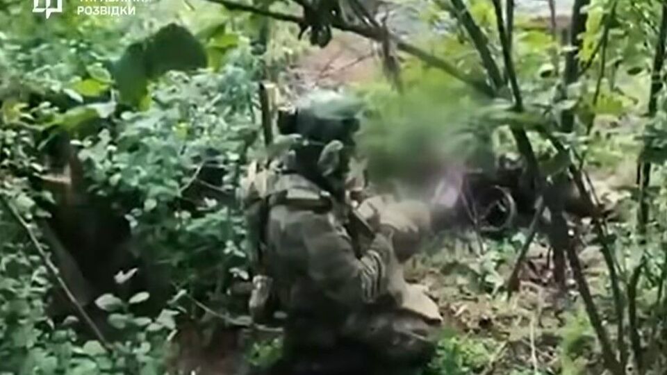 Воїни спецпідрозділу ГУР МО України "Шаманбат" улаштували засідку на російських загарбників, які пересувалися мотоциклами