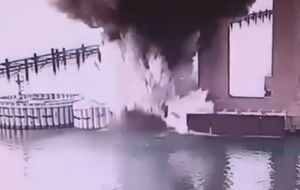 За даними СБУ, для мосту використали понад одну тонну вибухівки