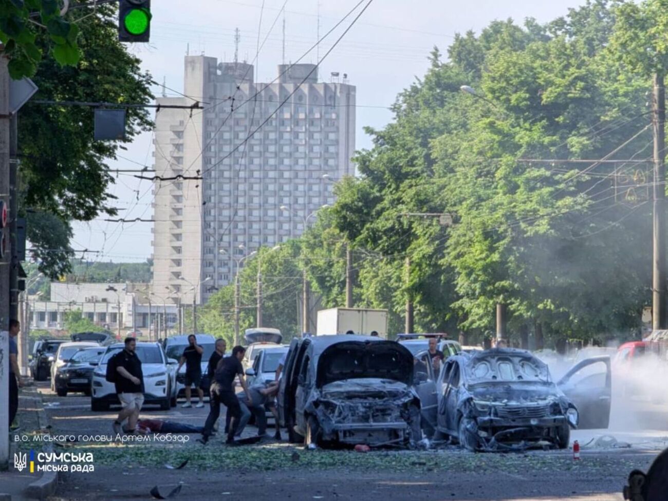 Россияне обстреляли областной центр из РСЗО