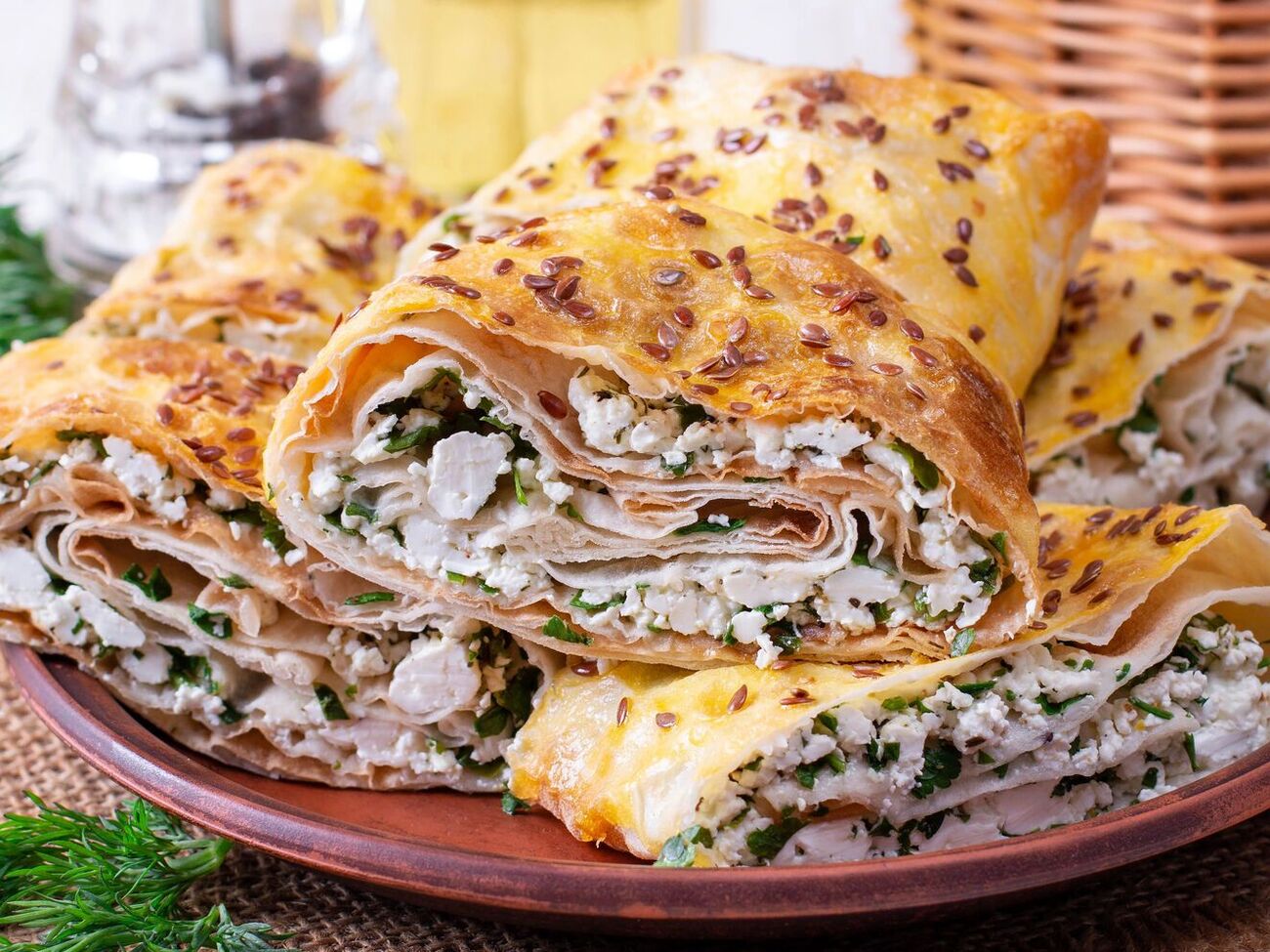 Для рецепта вам понадобится три лаваша