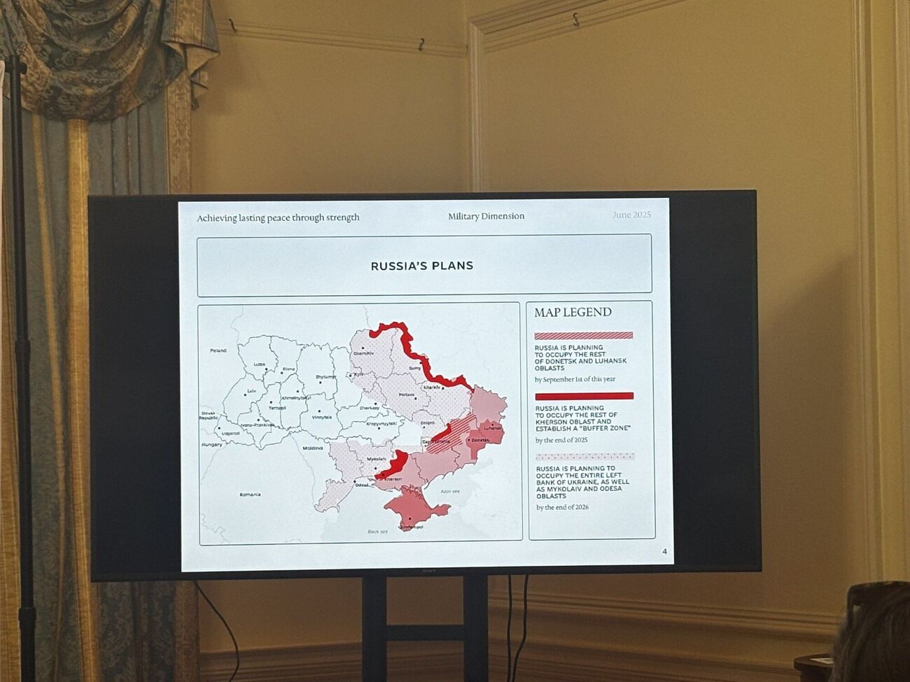 Українська делегація розповіла американській стороні про плани РФ