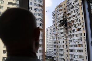 В Соломенском районе разрушена часть многоэтажки