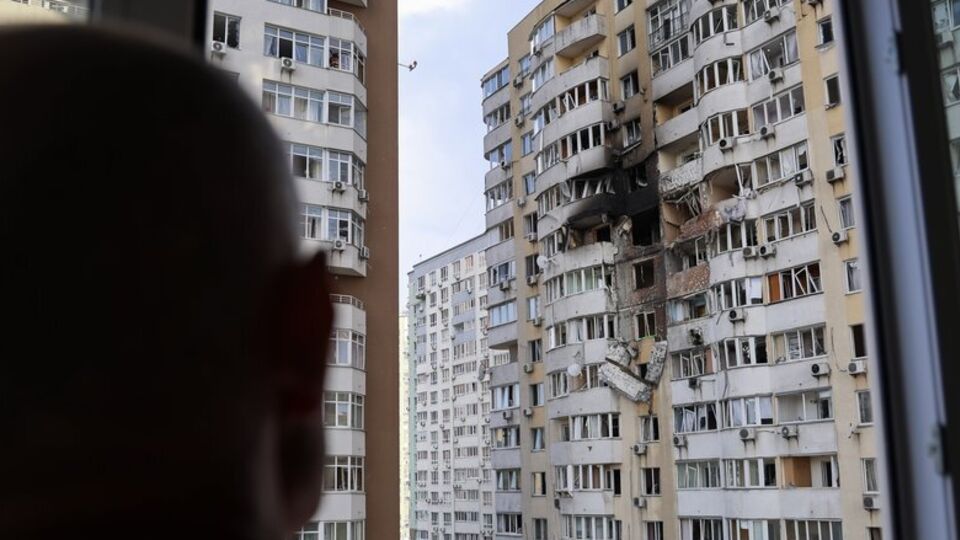 В Соломенском районе разрушена часть многоэтажки