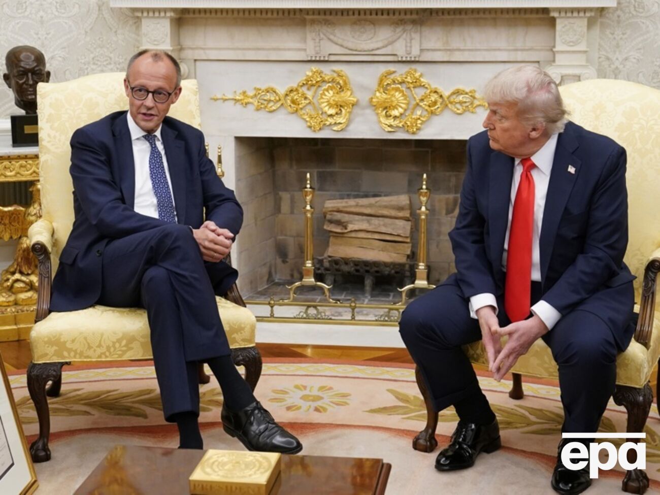 Мерц і Трамп намагалися замаскувати розбіжності, ідеться у статті