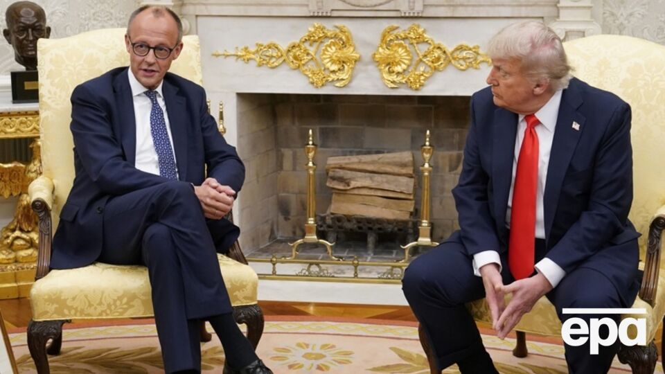 Мерц і Трамп намагалися замаскувати розбіжності, ідеться у статті