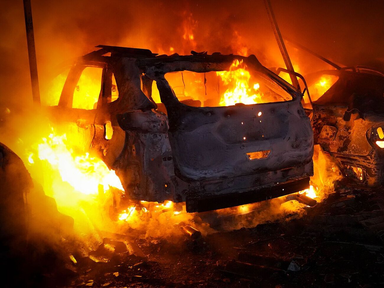 По данным полиции, автомобиль взорвался