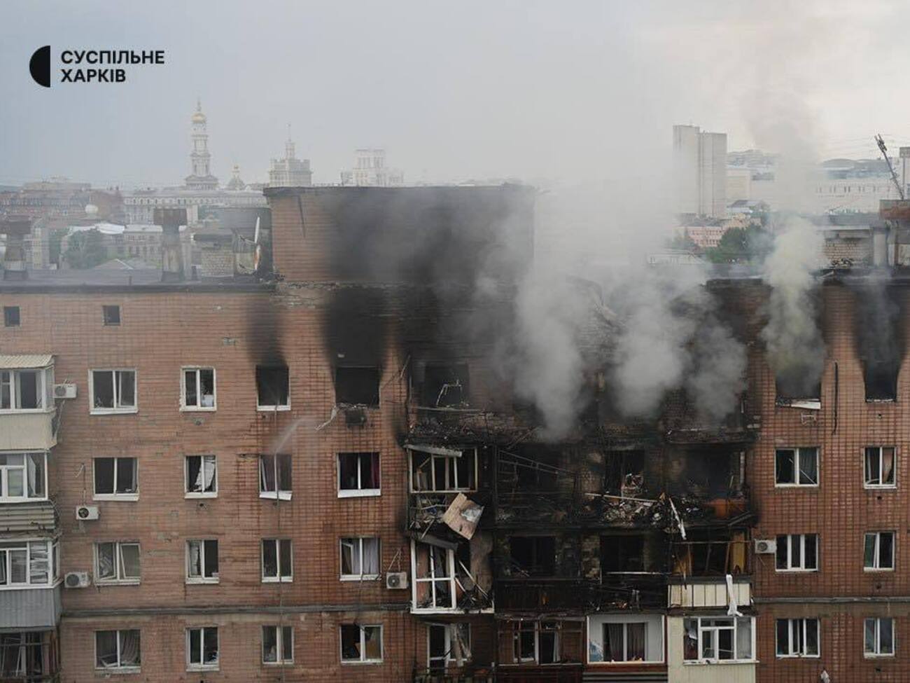 В Харькове разрушены за ночь более 30 домов