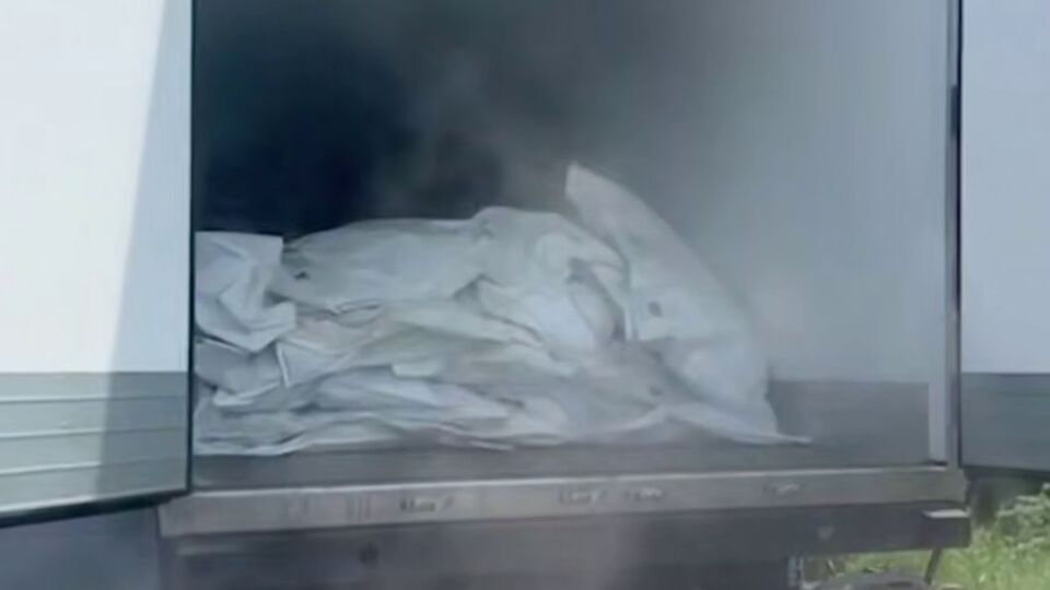 Россияне распространили видео с рефрижераторами