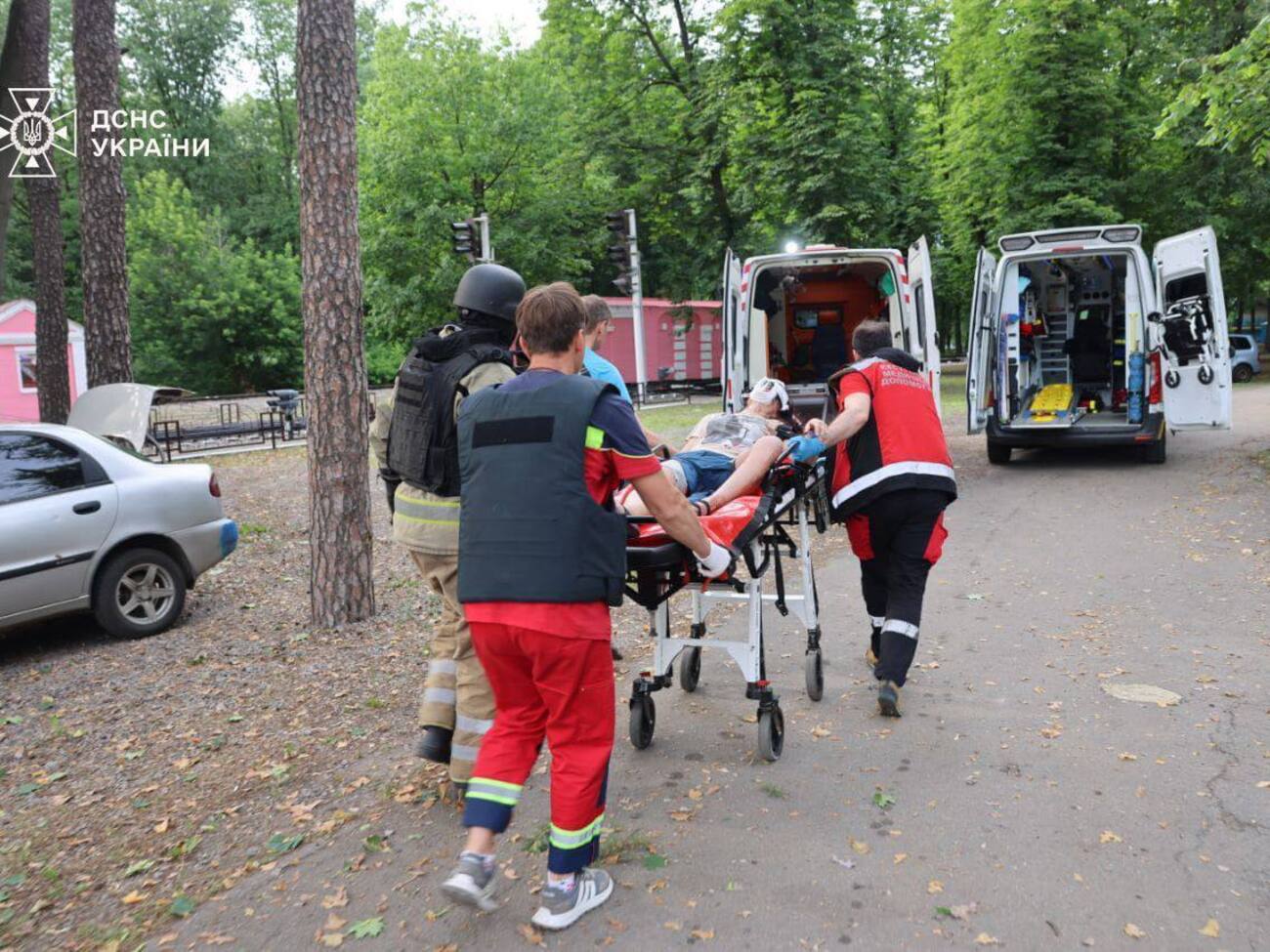 В результате обстрела пострадало более 40 человек