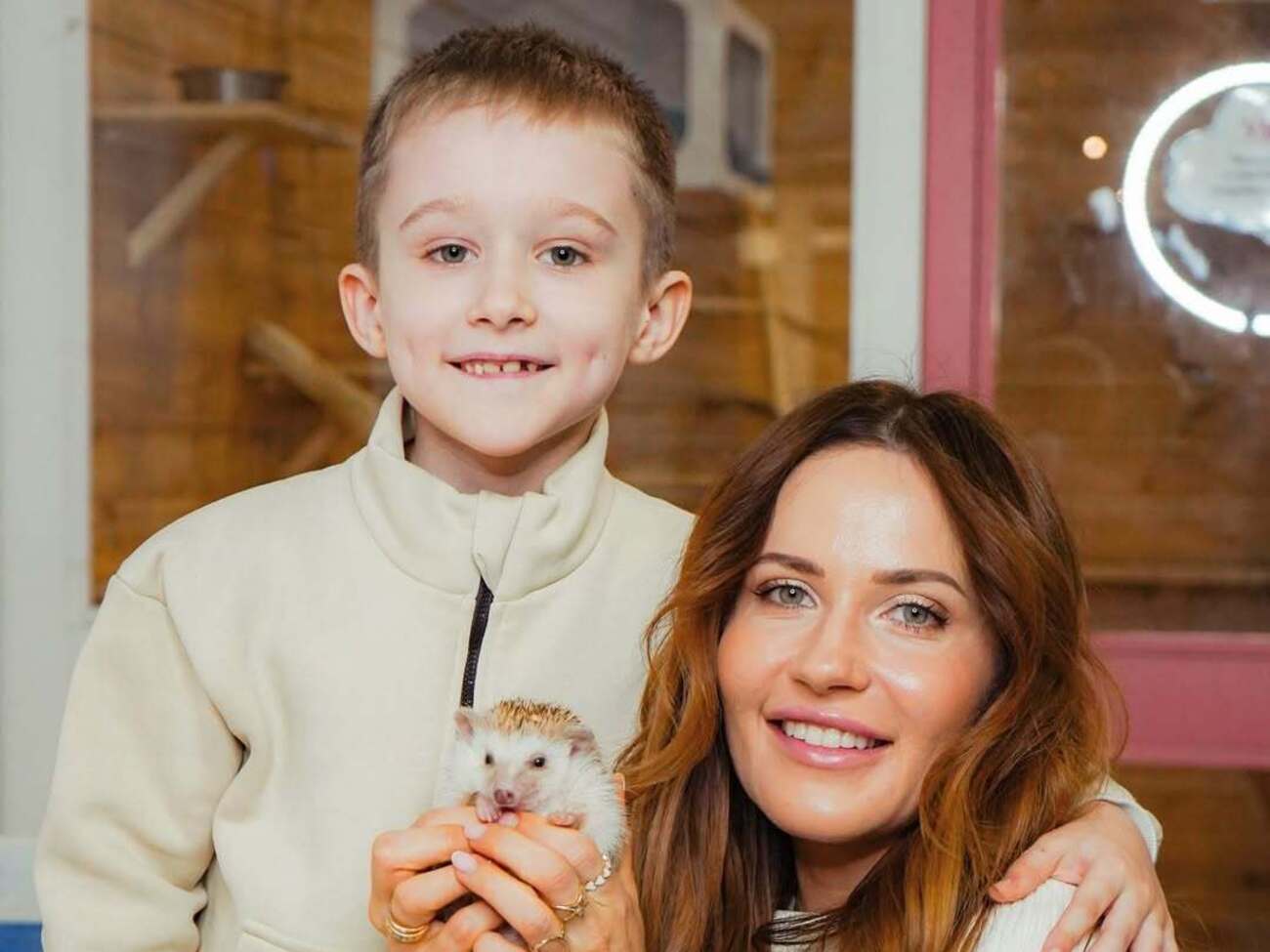 Сына Денисенко родила в 2017 году