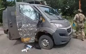 Автомобиль "Белых ангелов" атаковал дрон