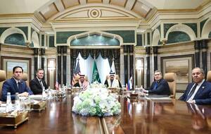 Прошлый раз политики виделись в феврале в Саудовской Аравии